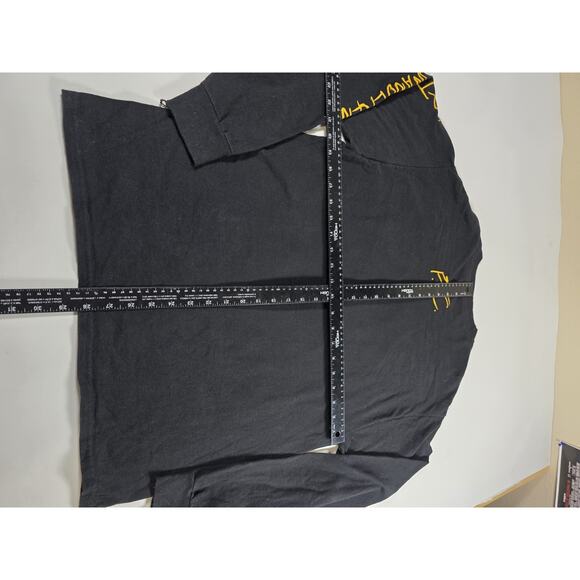 Lost Wandering Black Long Sleeve Rabbit Shirt Size Lg - Picture 5 of 5